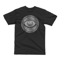 Eyeconic t-shirt with silver Eyedusa print