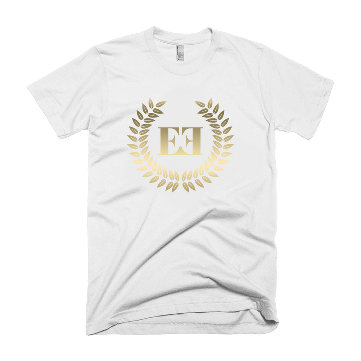 Eyeconic t-shirt with gold crest print